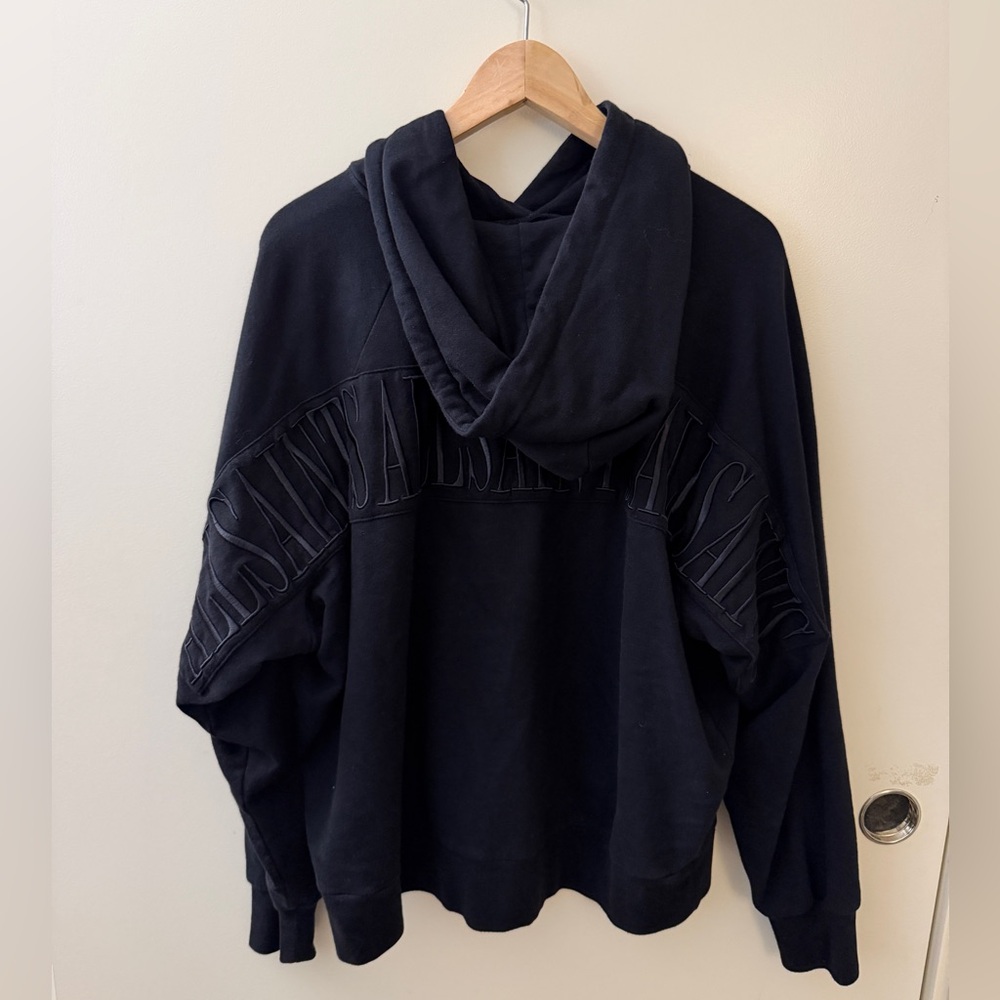 All Saints Black Talon Hoodie